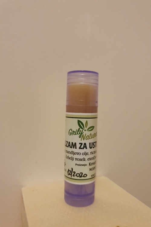 Balzam za ustnice sivka Grily naturae