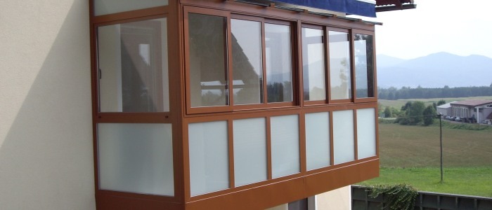 Zasteklitev balkonov STEK-AL Drago Seliškar